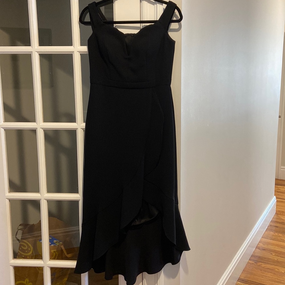 Aqua Wedding Guest Dress BLACK
